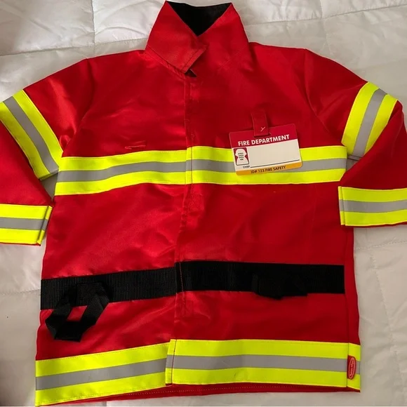 Melissa And Doug Fire Chief Role play Costume Set Ages 3 To 6 NIOB - Picture 5 of 9